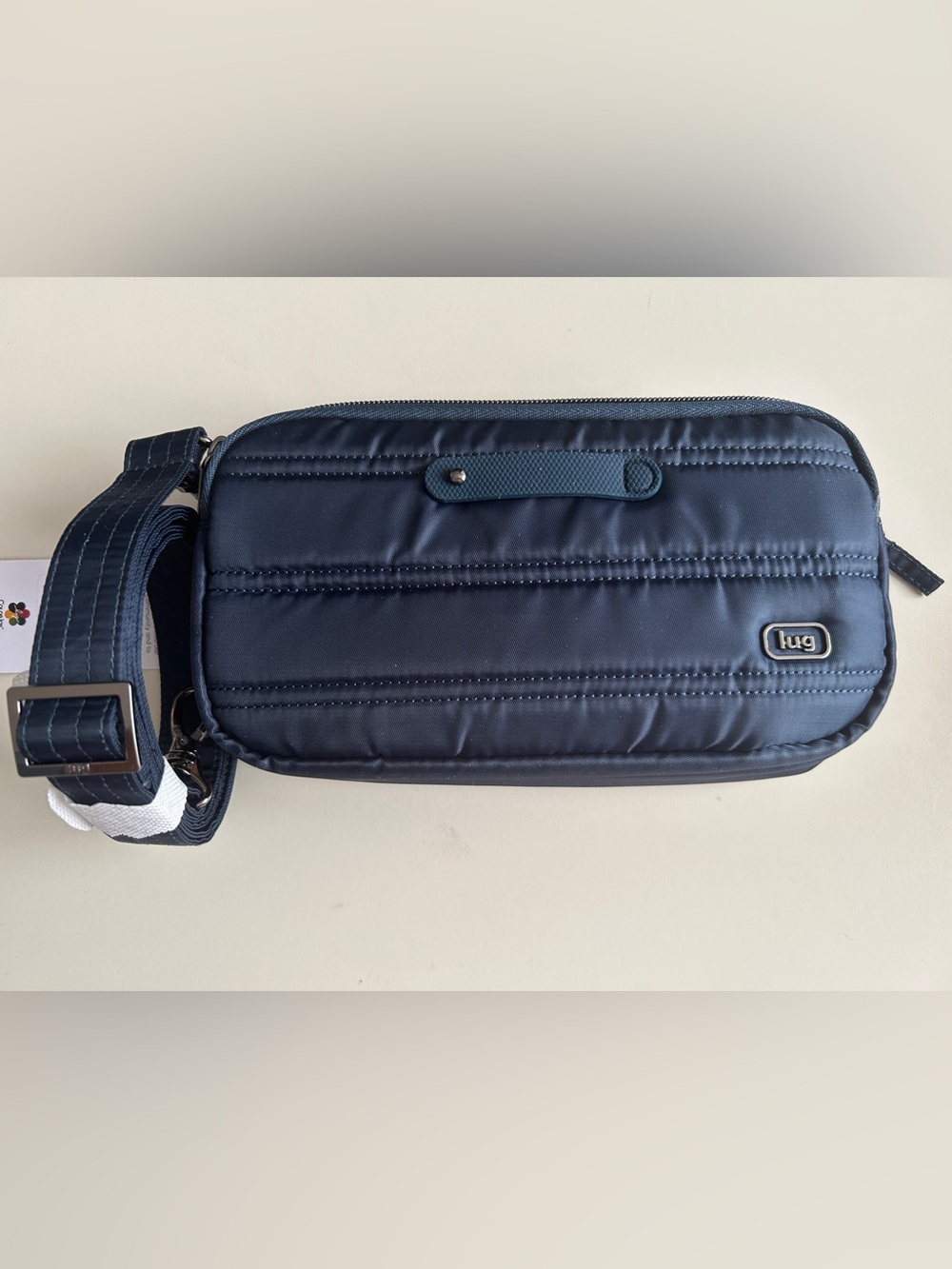 LUG COUPE XL PLUS CONVERTIBLE W/CHARM BAR CROSSBODY INDIGO NWT